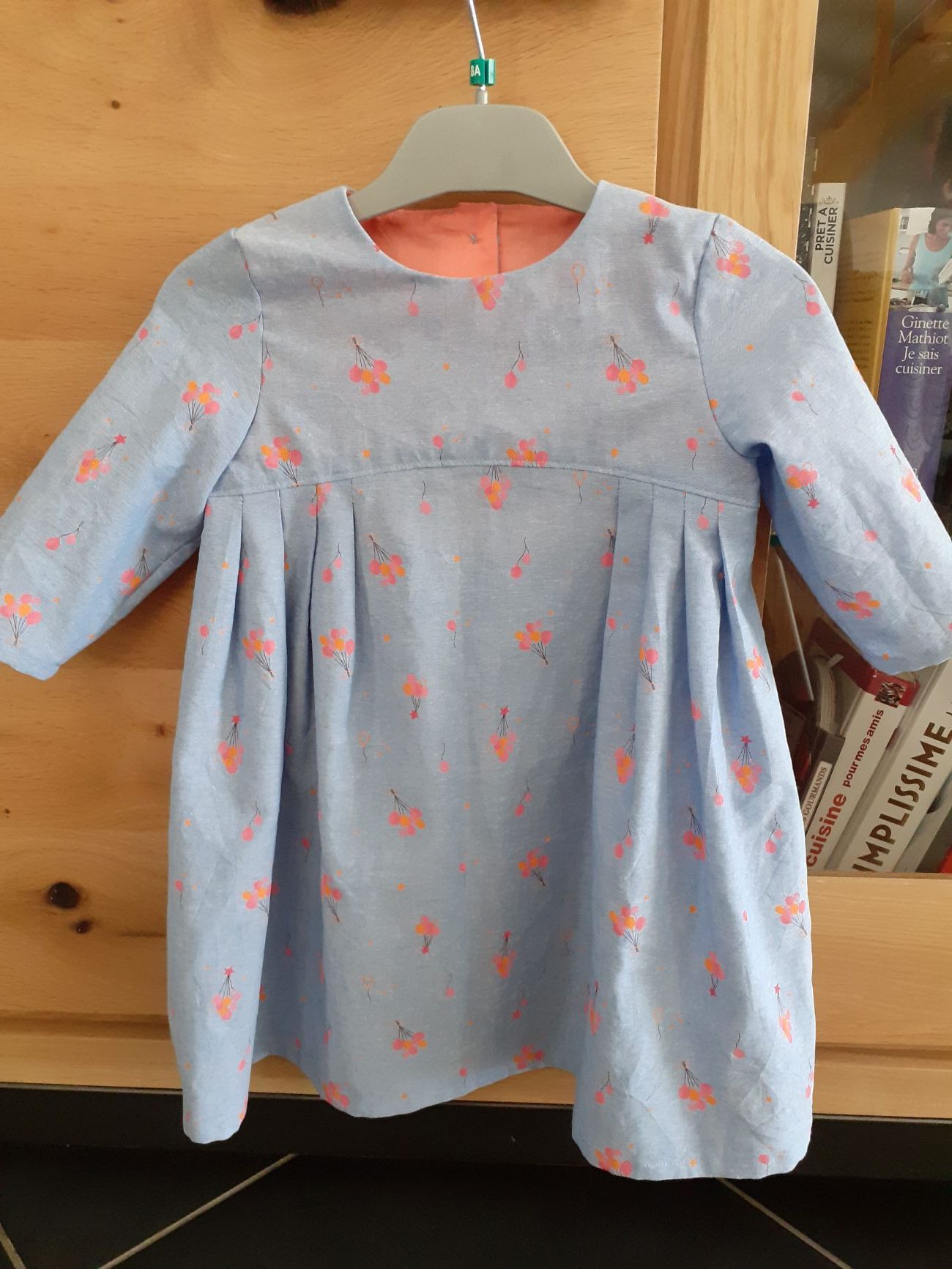 couture-enfant, robe, couture, robe-feliz, straight-grain