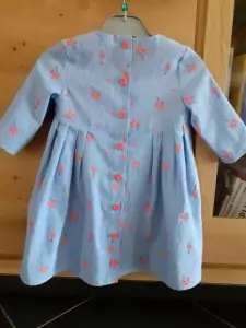 couture-enfant, robe, couture, robe-feliz, straight-grain