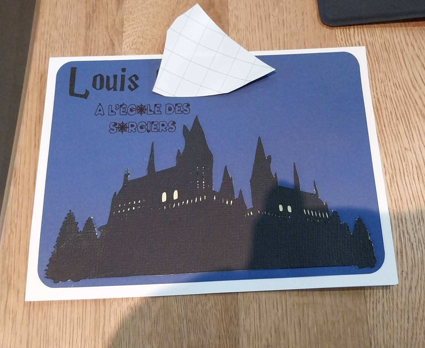 carte, cricut, carte-anniversaire, harry-potter