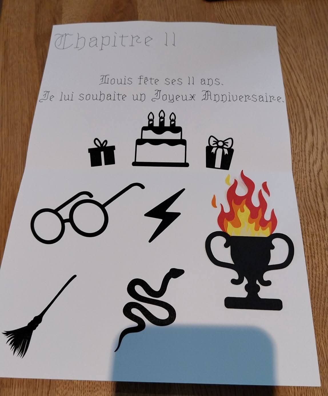 carte, cricut, carte-anniversaire, harry-potter