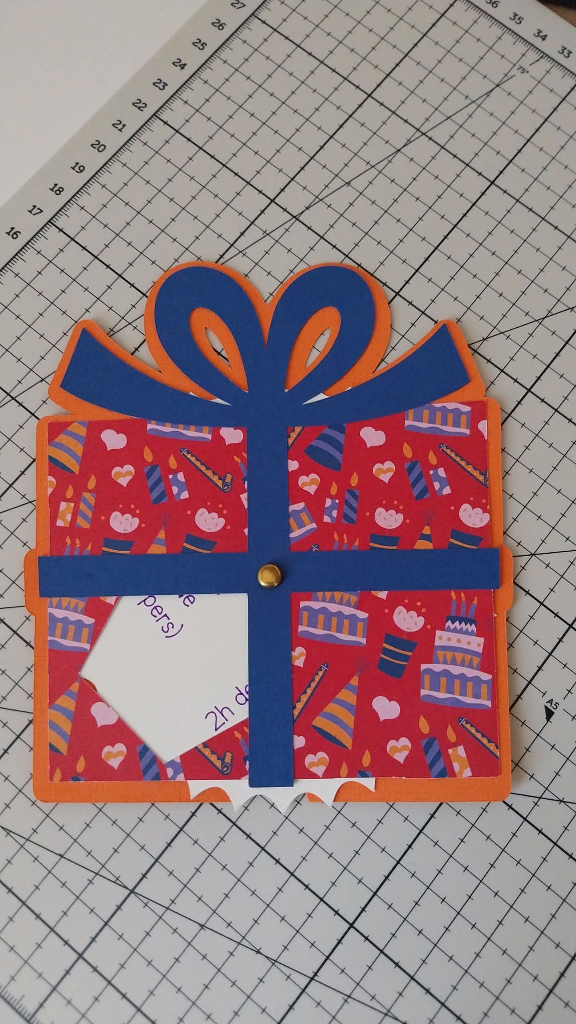 cartes, carte-cadeau, carte-anniversaire, cricut