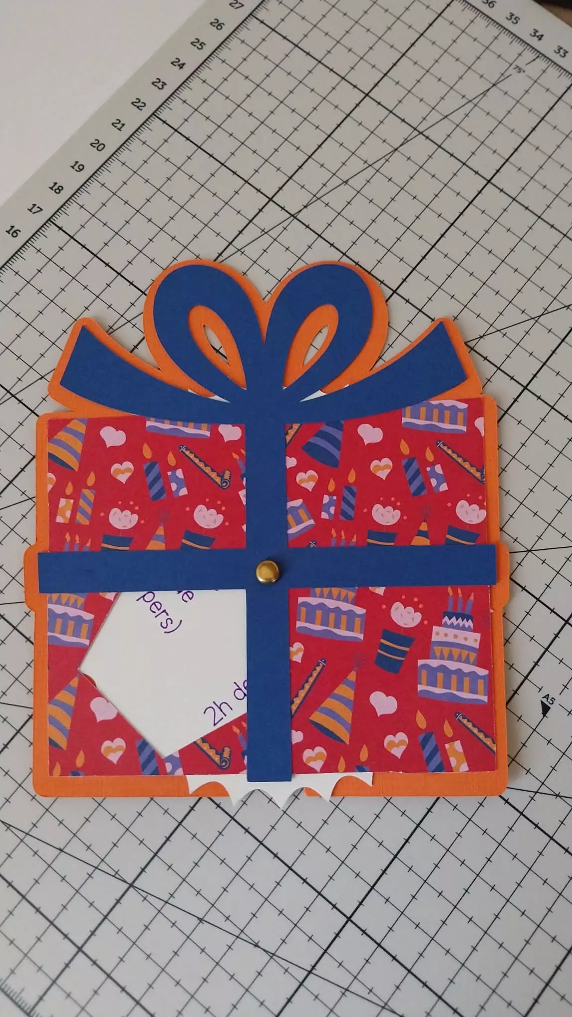 cartes, carte-cadeau, carte-anniversaire, cricut