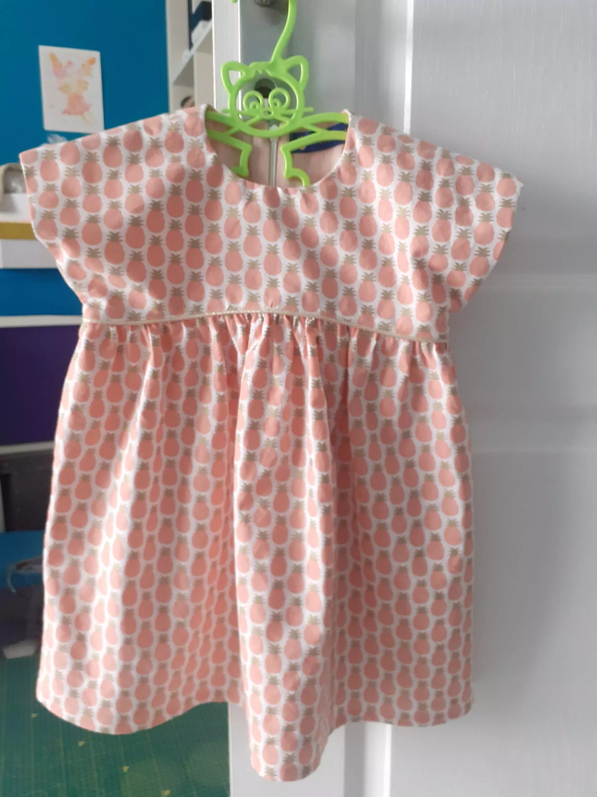 couture-enfant, robe, couture, robe-feliz, straight-grain